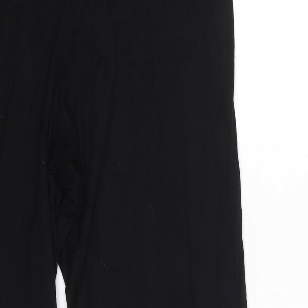 Boohoo Womens Black  Viscose Jegging Leggings Size 10 L25 in