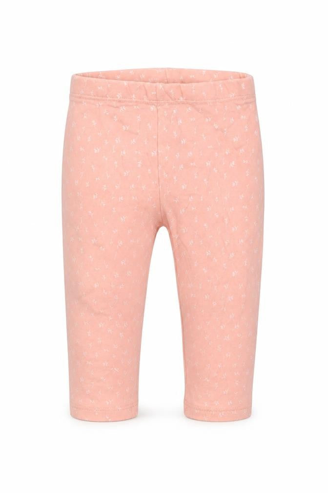 F&F Girls Pink Floral Cotton Capri Trousers Size 9-12 Months  Pullover