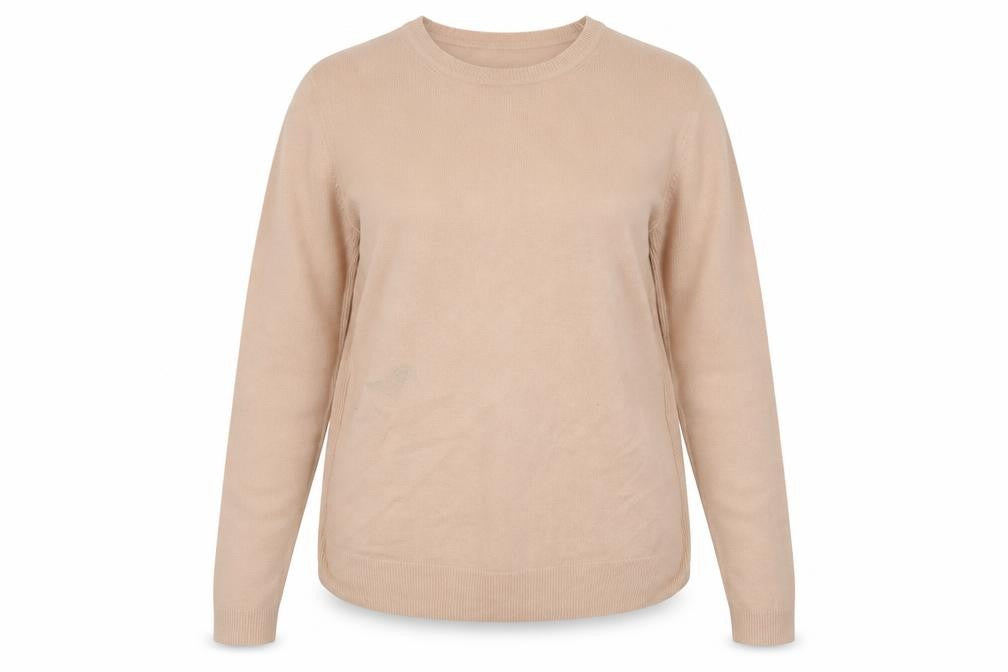 Primark Womens Pink Crew Neck  Acrylic Pullover Jumper Size 12
