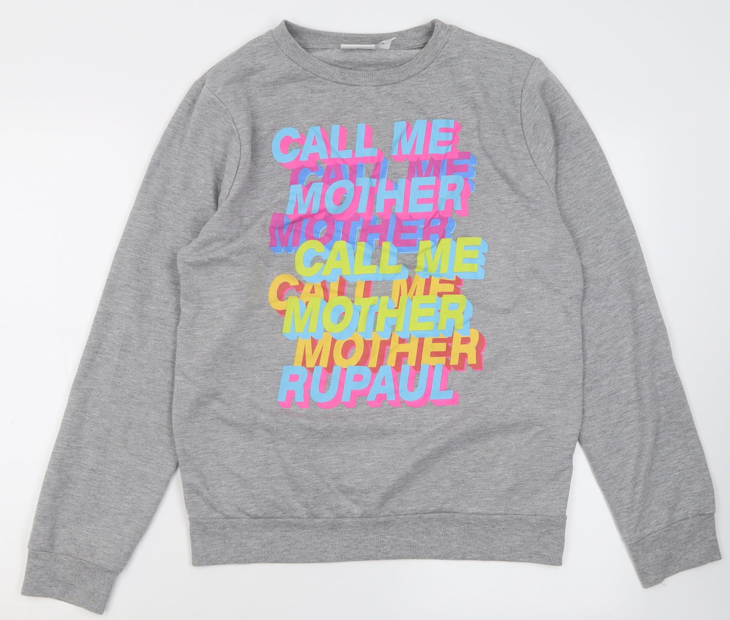 Primark Womens Grey  Polyester Pullover Sweatshirt Size XS  Pullover - rupaul