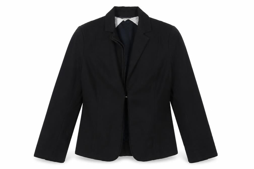 Definition Womens Black   Jacket Blazer Size 10  Hook & Eye