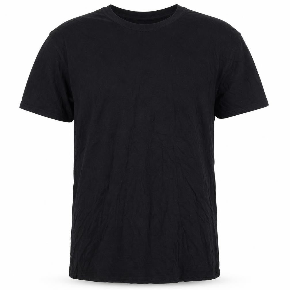 Boohoo Mens Black  Polyester  T-Shirt Size M Round Neck  - world tour