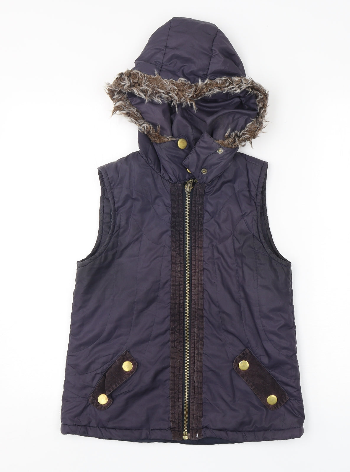 MODO Womens Blue   Gilet Coat Size 8
