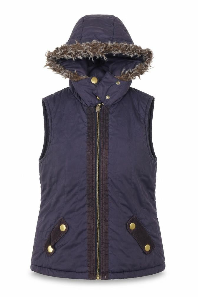 MODO Womens Blue   Gilet Coat Size 8
