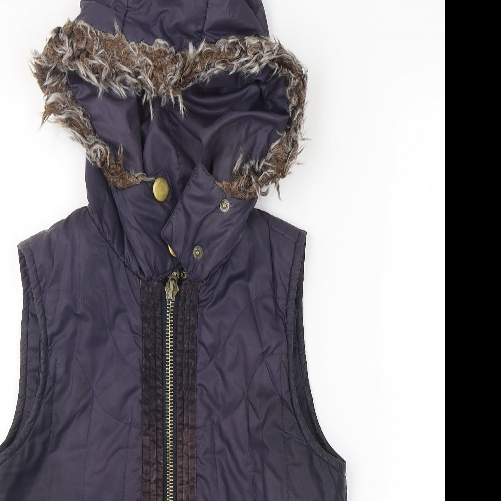 MODO Womens Blue   Gilet Coat Size 8