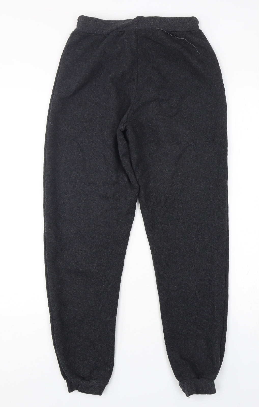PRETTYLITTLETHING Womens Grey  Cotton Sweatpants Trousers Size 6 L30 in Regular