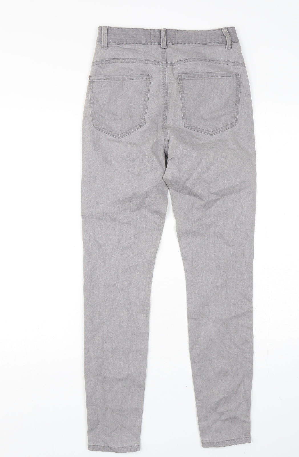 Denim Co Womens Grey  Cotton Skinny Jeans Size 8 L29 in Regular