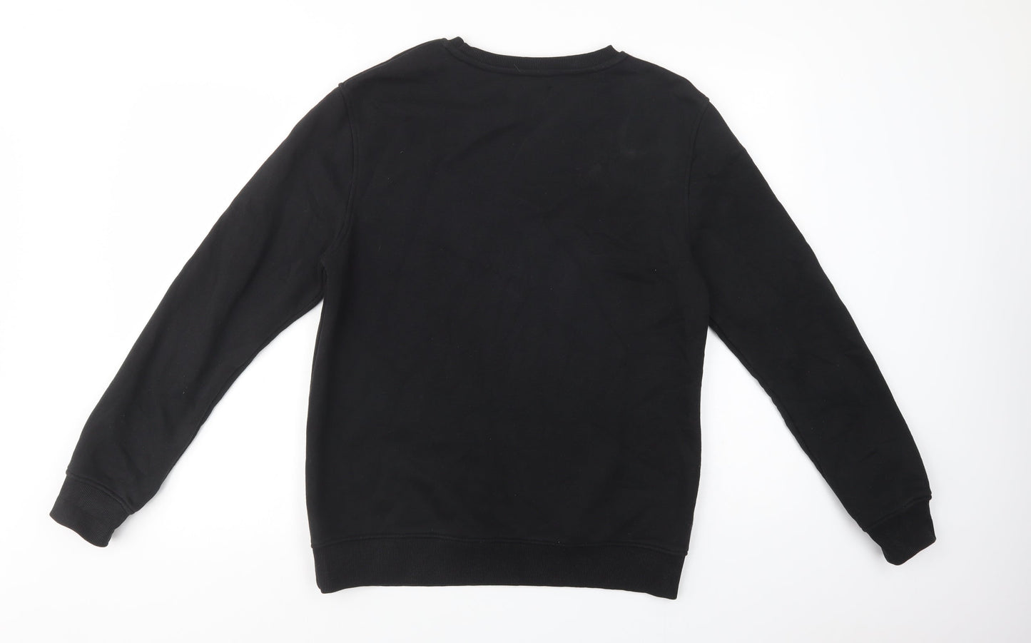 Urban Threads Womens Black  Cotton Pullover Sweatshirt Size M  Pullover