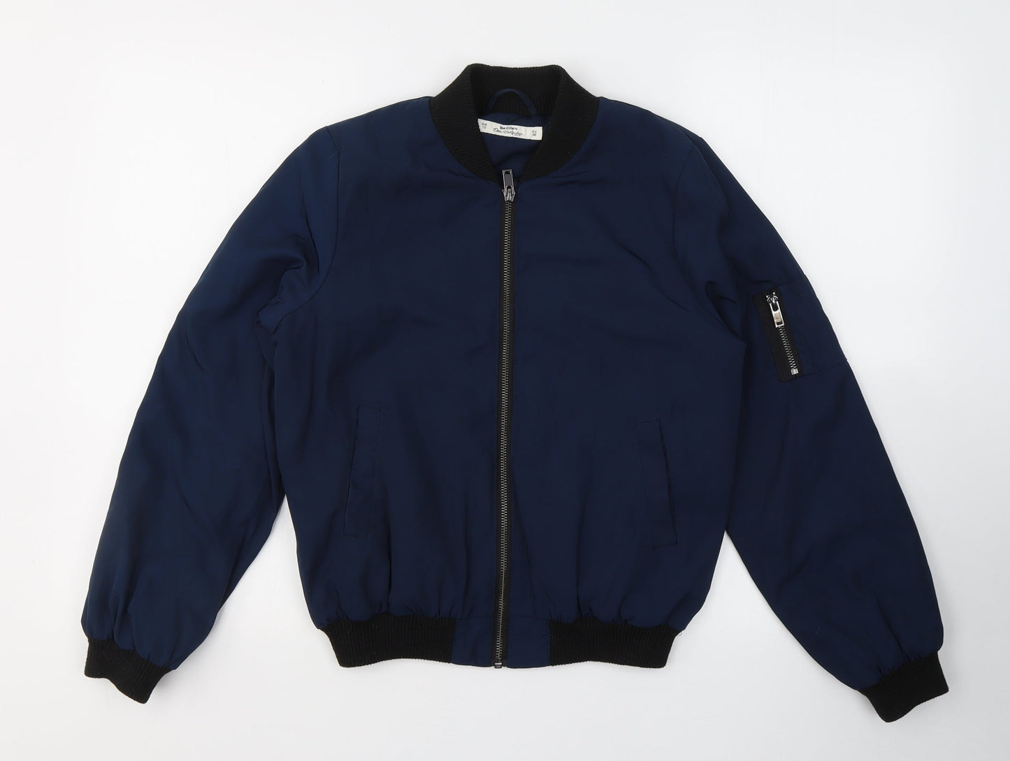 Miss Selfridge Womens Blue   Jacket  Size 10  Zip