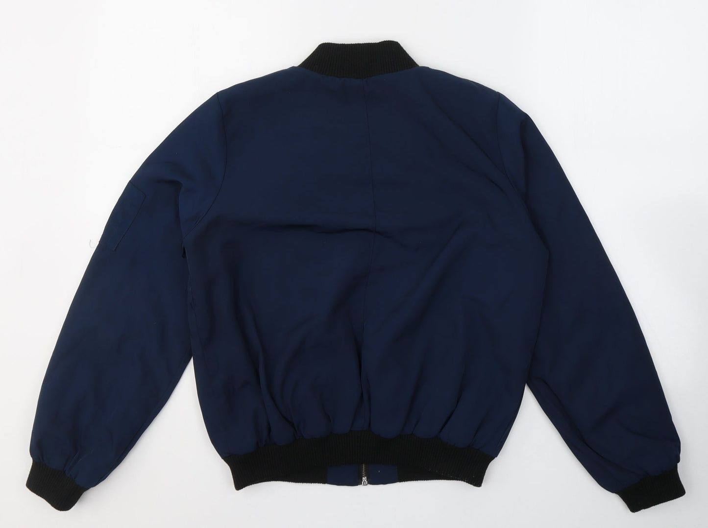 Miss Selfridge Womens Blue   Jacket  Size 10  Zip