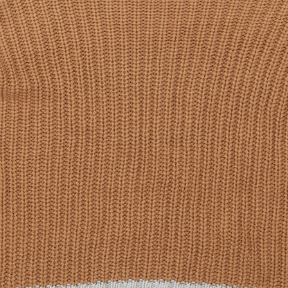 Brave Soul Womens Brown Round Neck  Acrylic Pullover Jumper Size S   - Grey