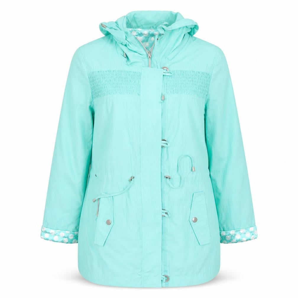 First Avenue Womens Green   Jacket Coat Size M  Zip