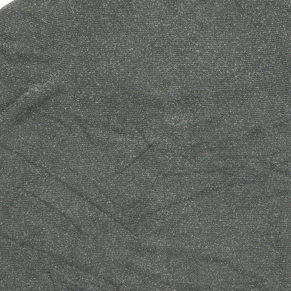 Next Womens Green High Neck  Viscose Pullover Jumper Size 8
