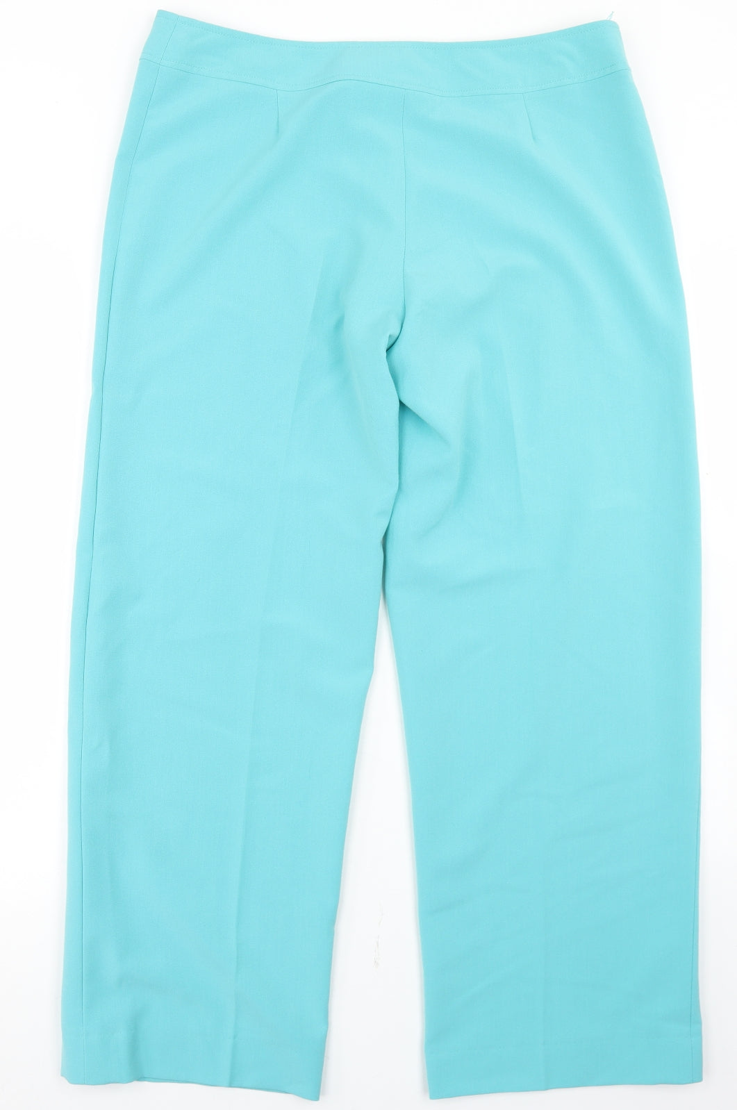 Gerard Womens Blue  Polyester Dress Pants Trousers Size 14 L27 in Regular Button