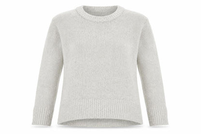 New Look Womens Beige Crew Neck  Acrylic Pullover Jumper Size S