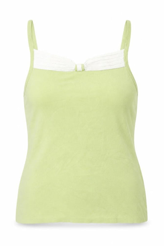 CMD Womens Green  Viscose Camisole T-Shirt Size 12 Square Neck
