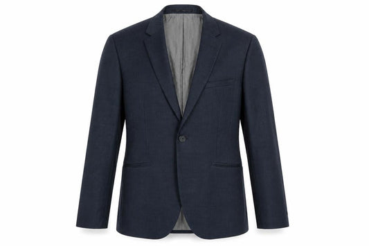 OneSix5ive Mens Blue  Polyester Jacket Blazer Size 34