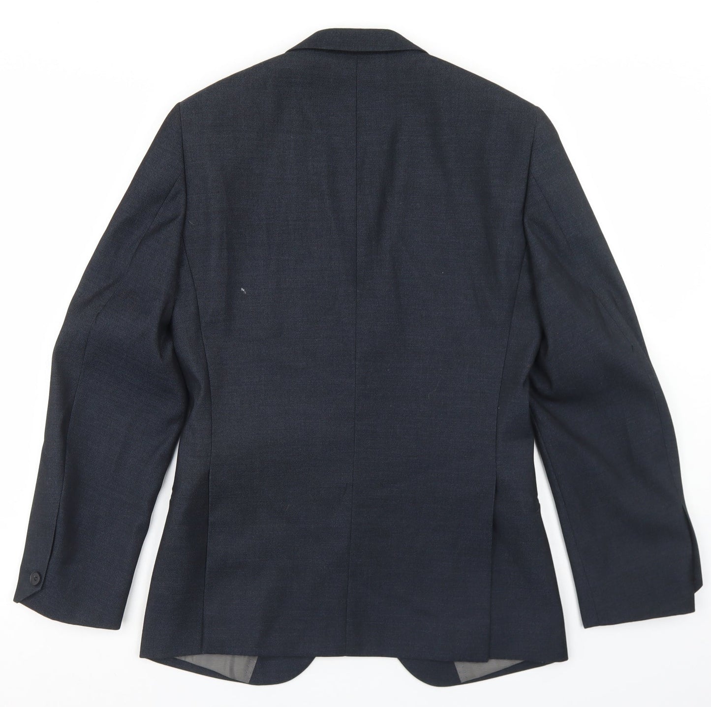 OneSix5ive Mens Blue  Polyester Jacket Blazer Size 34
