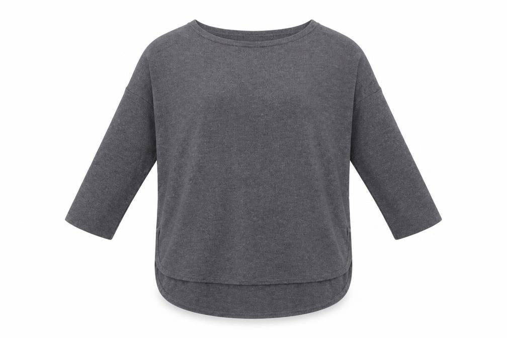 Phase Eight Womens Grey Crew Neck  Viscose Pullover Jumper Size S