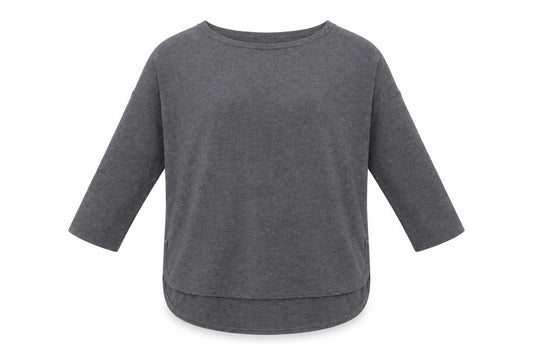 Phase Eight Womens Grey Crew Neck  Viscose Pullover Jumper Size S