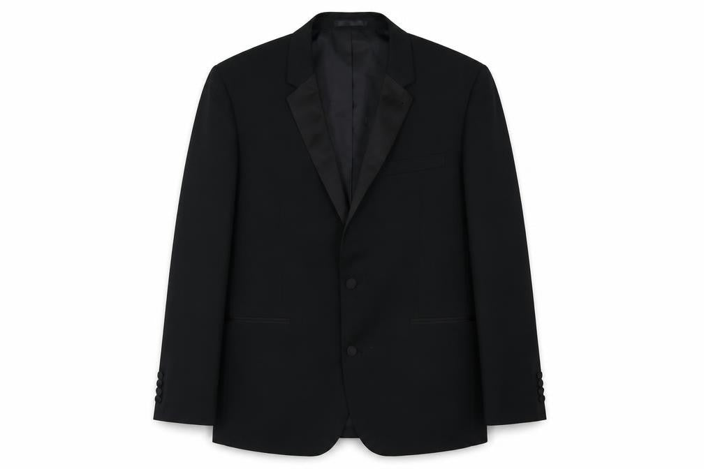 Taylor & Wright Mens Black  Polyester Jacket Blazer Size 40