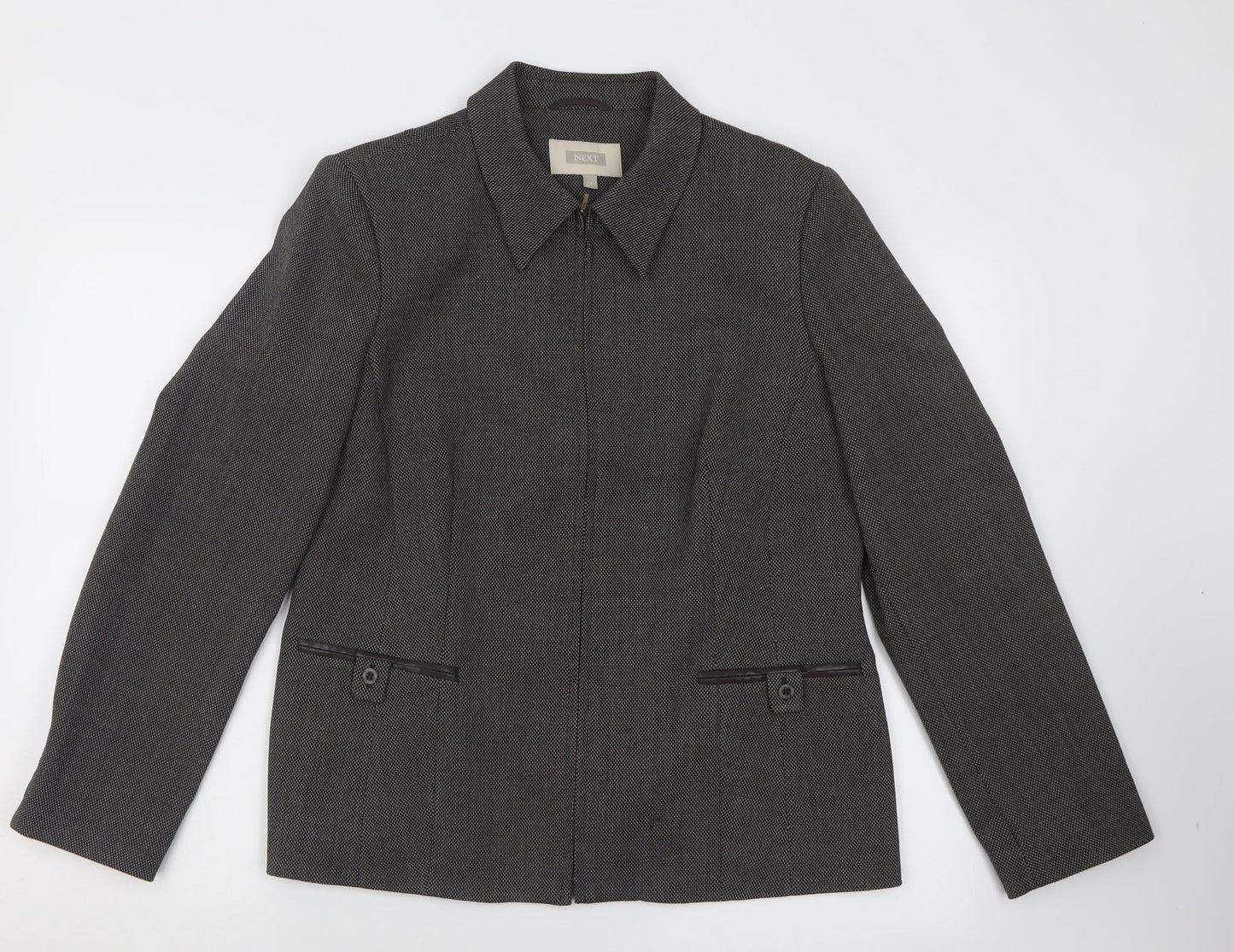 NEXT Womens Brown   Jacket Blazer Size 16  Zip
