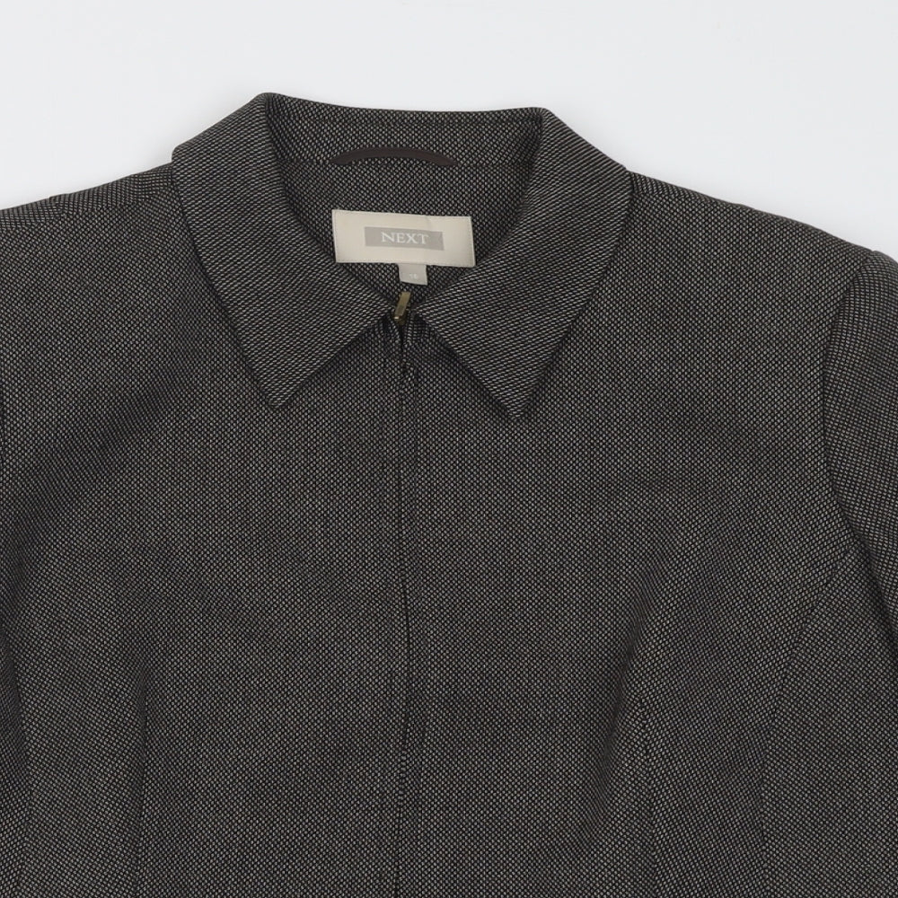 NEXT Womens Brown   Jacket Blazer Size 16  Zip