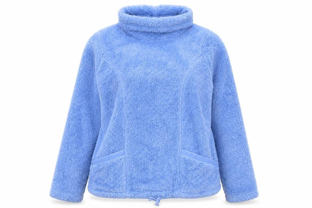Avenue Womens Blue  Polyester Pullover Sweatshirt Size S  Pullover
