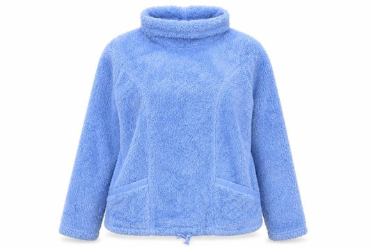 Avenue Womens Blue  Polyester Pullover Sweatshirt Size S  Pullover