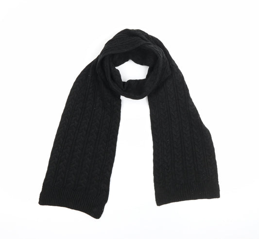 Avenue Unisex Black  Acrylic  Scarf
