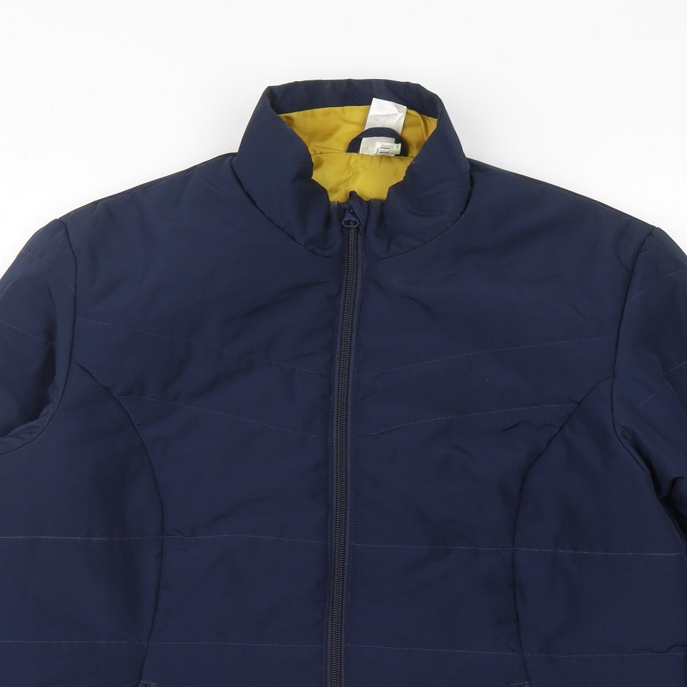 Decathlon  Womens Blue   Puffer Jacket Jacket Size L  Zip
