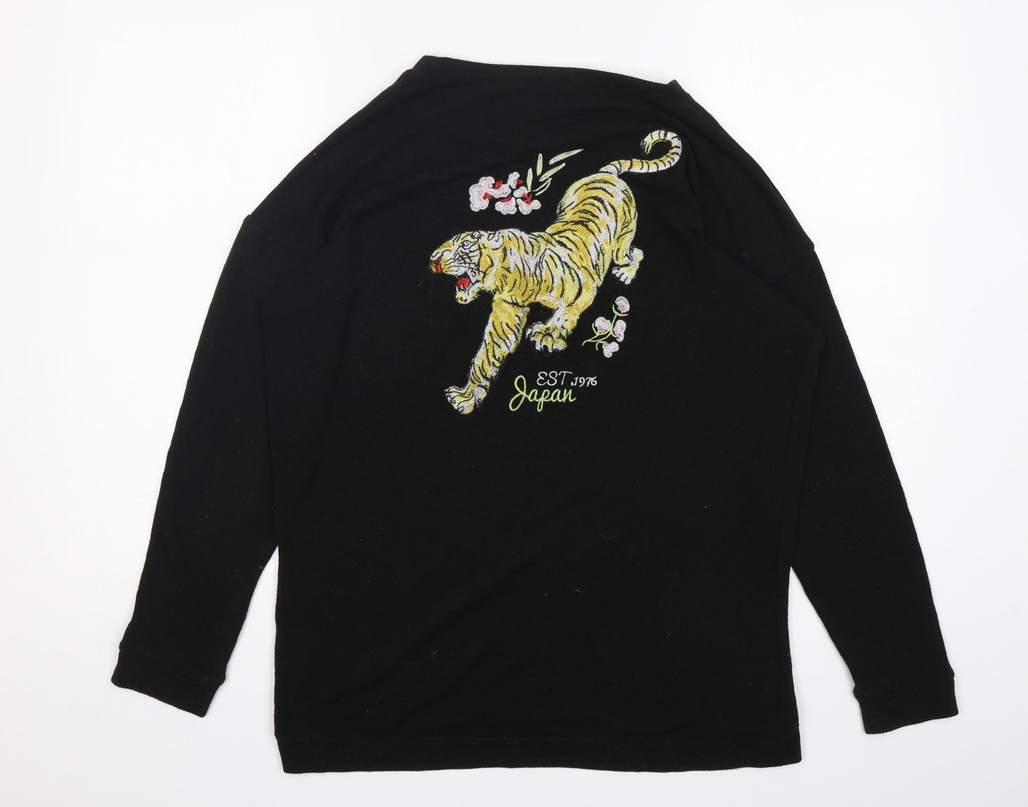 Gypsy Heart Womens Black  Polyester Pullover Sweatshirt Size M  Pullover