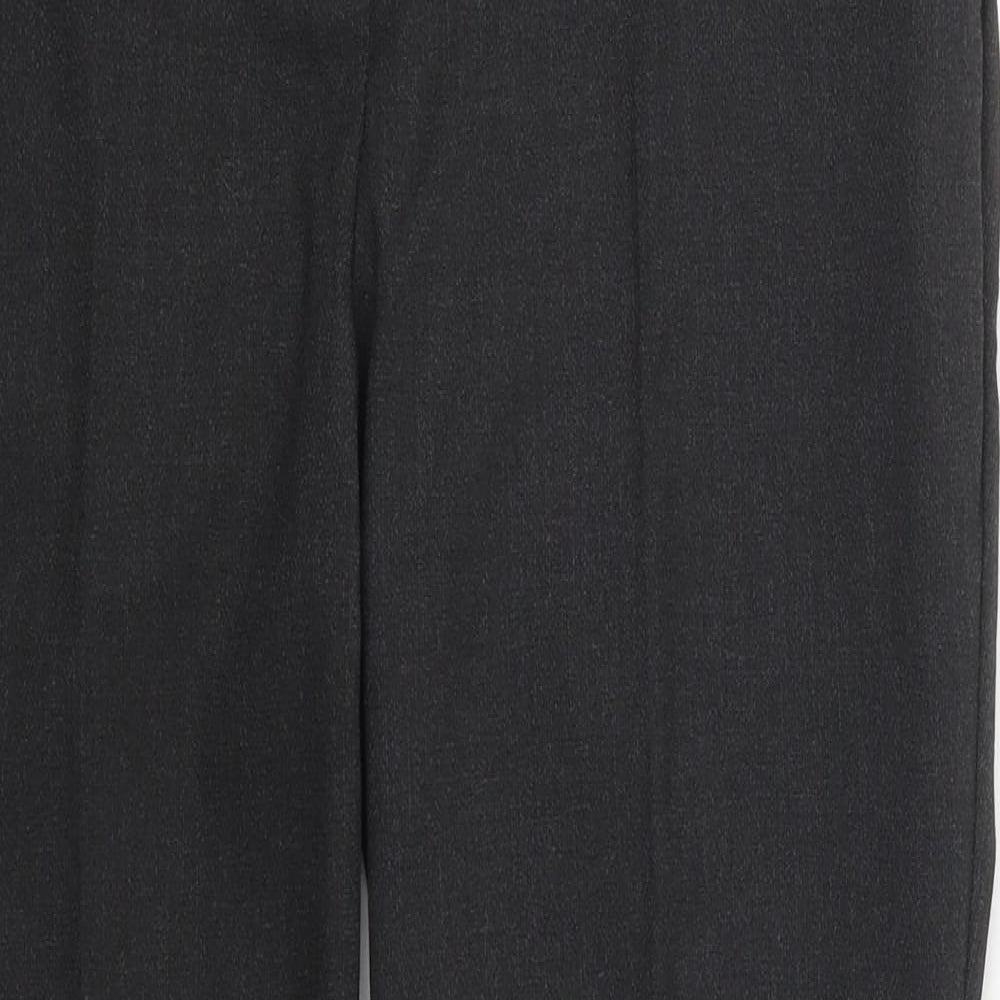 NEXT Womens Grey  Polyester Trousers  Size 35 in L28 in Regular Hook & Eye