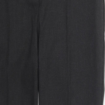 Next Womens Grey  Polyester Trousers  Size 35 in L28 in Regular Hook & Eye