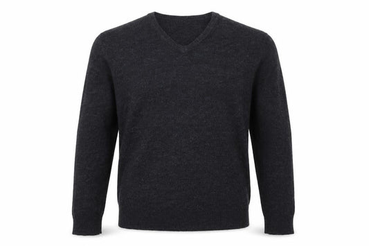 Marks & Spencer Mens Blue V-Neck  Acrylic Pullover Jumper Size M