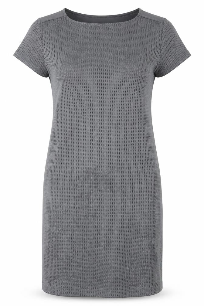 LERROS Womens Grey  Viscose Bodycon  Size 10  Crew Neck