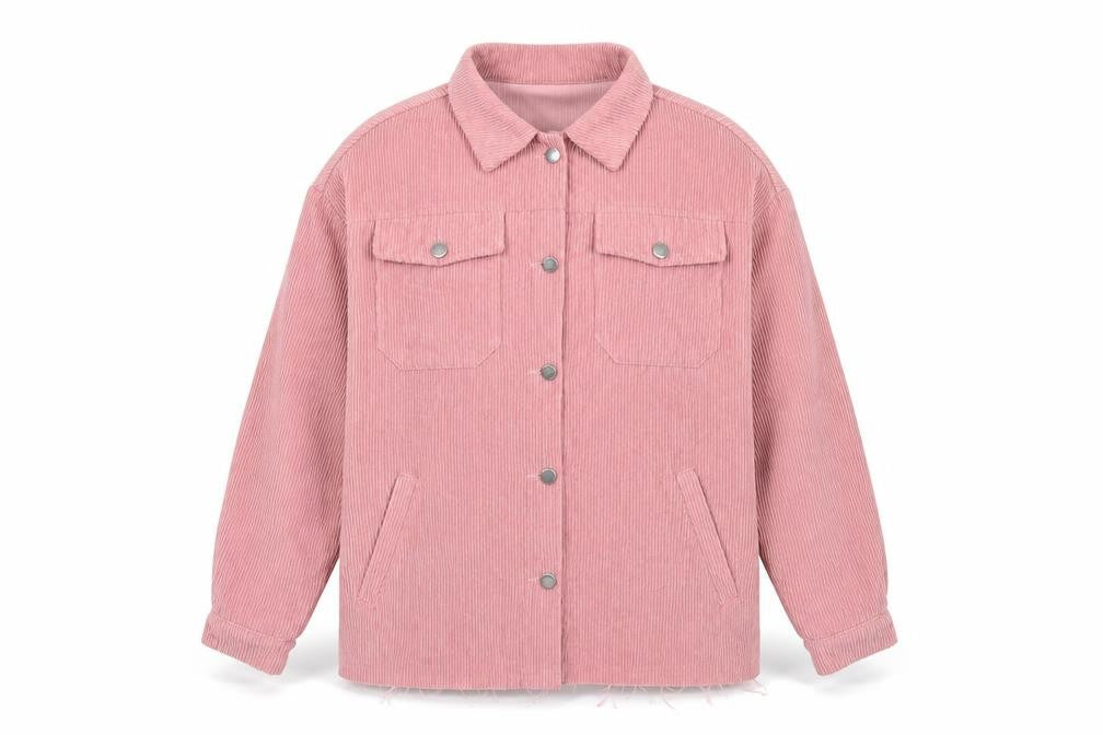 SheIn Womens Pink   Jacket  Size XS  Button - Distressed