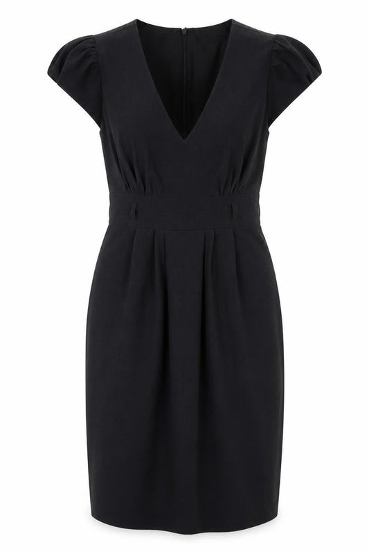 Atmosphere Womens Grey  Polyester A-Line  Size 8  V-Neck Zip
