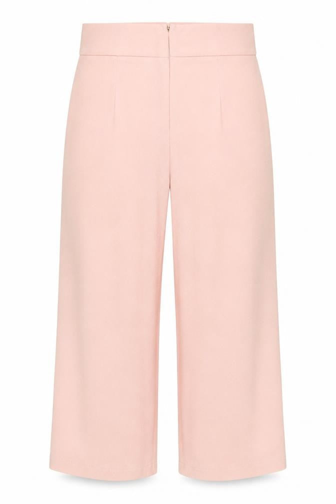 PRETTYLITTLETHING Womens Pink  Polyester Bloomer Trousers Size 10 L22 in Regular Zip