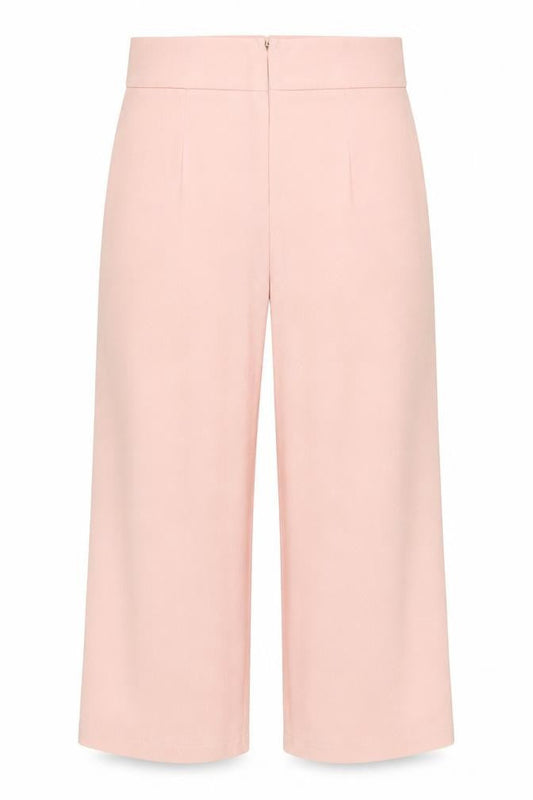 PRETTYLITTLETHING Womens Pink  Polyester Bloomer Trousers Size 10 L22 in Regular Zip