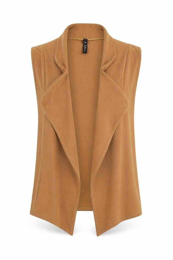 Influence Womens Brown V-Neck  Polyester Wrap Jumper Size 10