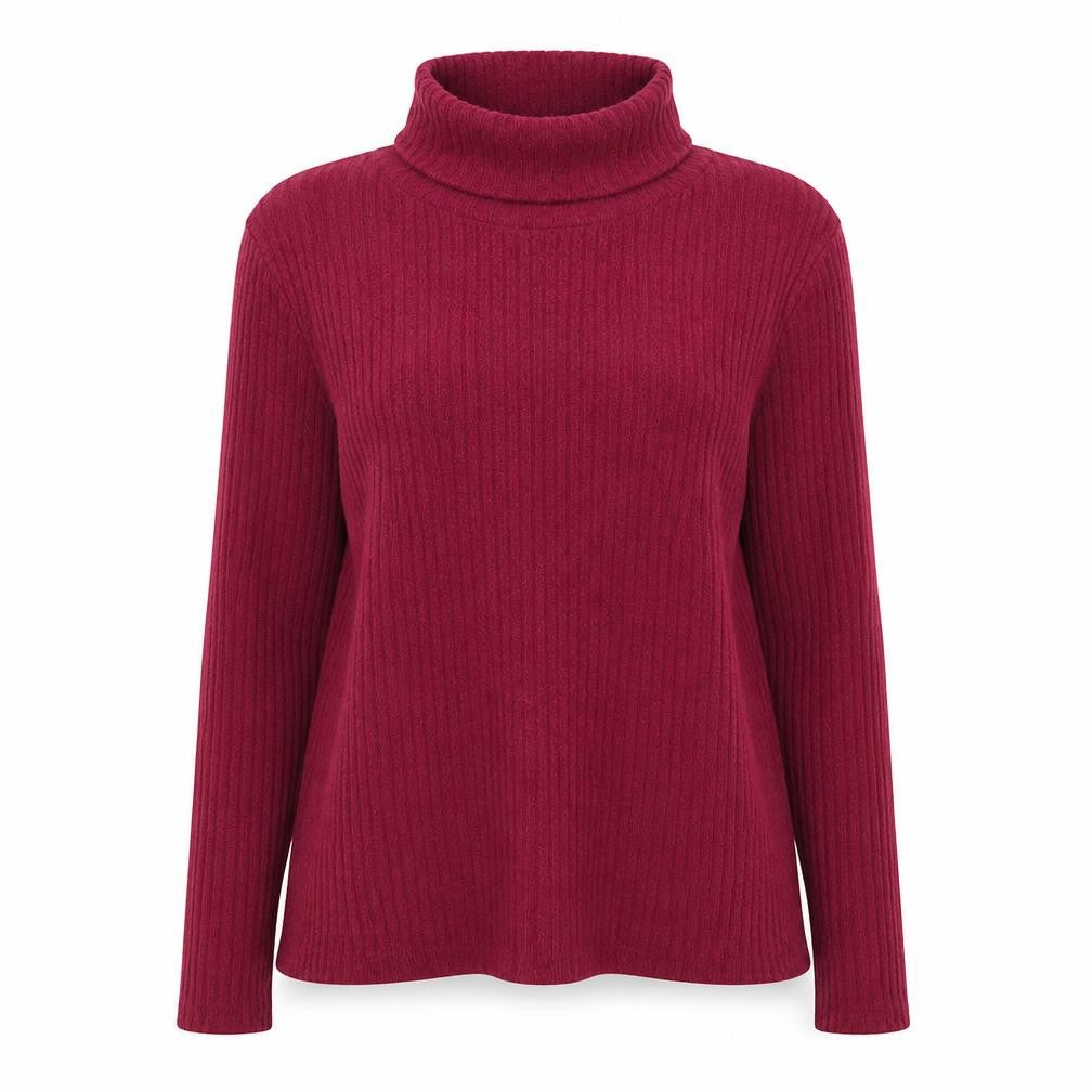 Preworn Womens Pink Roll Neck  Polyester Pullover Jumper Size S