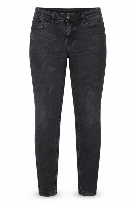 Denim Co Womens Black  Cotton Skinny Jeans Size 12 L30 in Regular