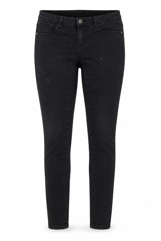 Denim Co Womens Black  Cotton Skinny Jeans Size 10 L29 in Regular
