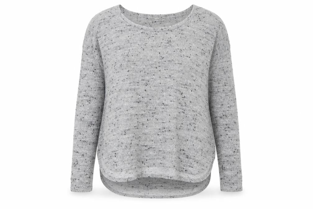 Miss Selfridge Womens Grey Round Neck  Polyester Pullover Jumper Size 14