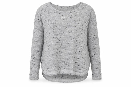 Miss Selfridge Womens Grey Round Neck  Polyester Pullover Jumper Size 14
