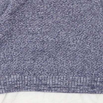 Tu Womens Blue Round Neck  100% Cotton Pullover Jumper Size 10   - Shirt insert