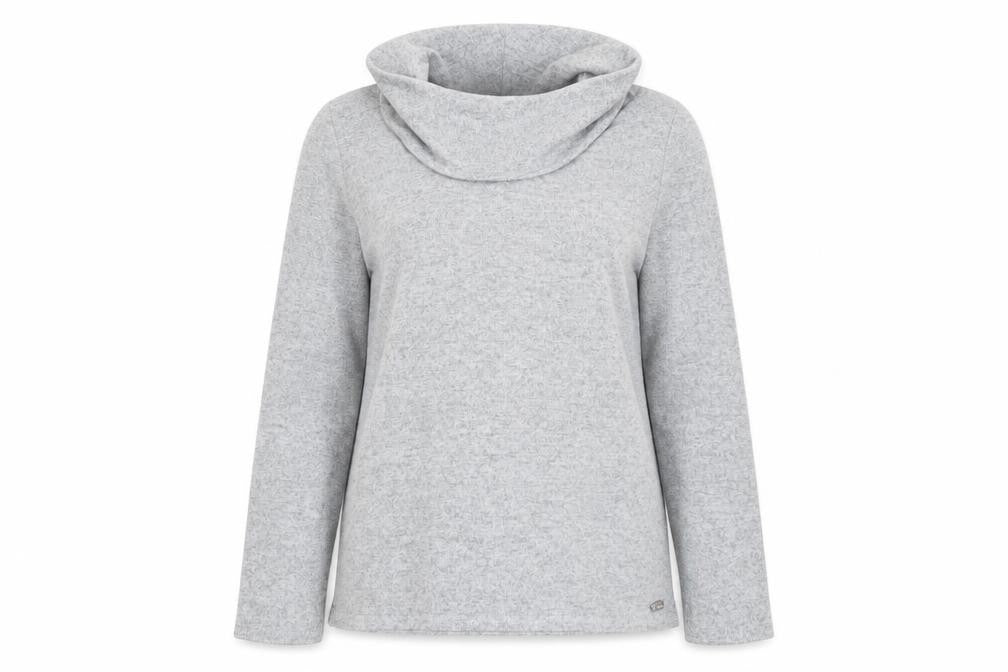 Tigi Womens Grey Roll Neck  Acrylic Pullover Jumper Size 14