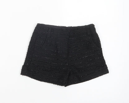 Dunnes Girls Black  Polyester Sailor Shorts Size 4 Years  Regular Zip