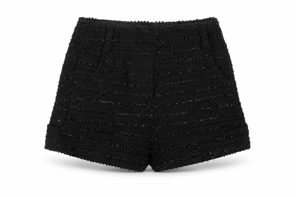 Dunnes Stores Girls Black  Polyester Sailor Shorts Size 4 Years  Regular Zip